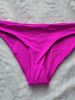 L*Space Bikini Bottom Women's Large Pink Cheeky Swimwear by Revolve NWOT